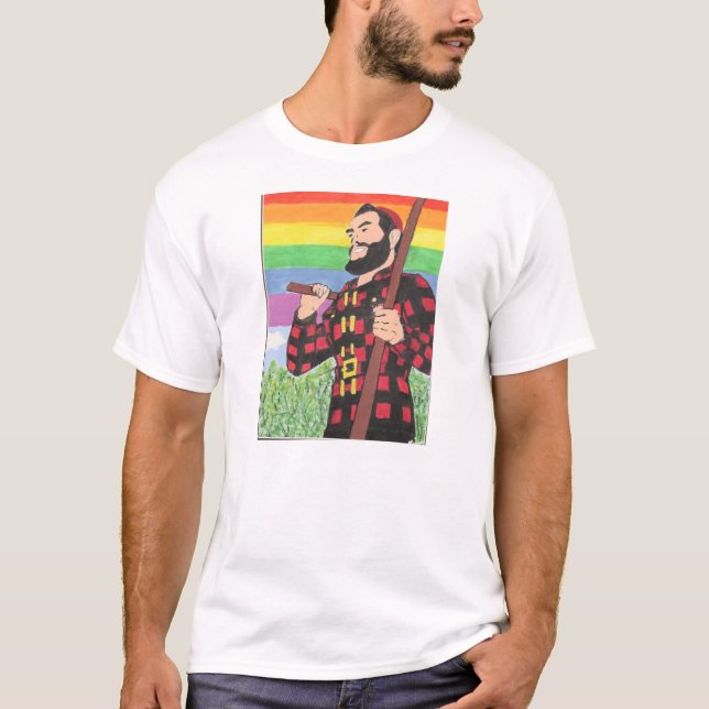 Bangor pride Paul Bunyan T-shirt (Framsida)