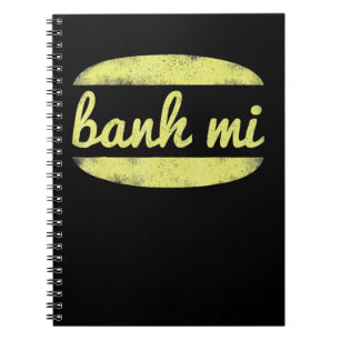 Banh Mi-kock Humor Matbloggare Matlagnings Älskare Anteckningsbok