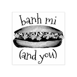 Banh Mi (mellan mig) och din vietnamesiska Sandwic Stämpel