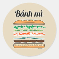 Banh Mi vietnamesisk smörgåsgrick Fransk baguette
