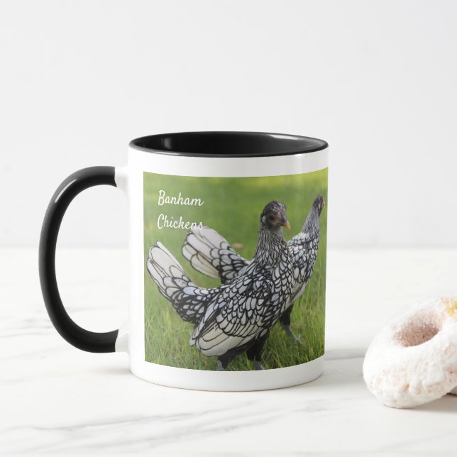 Banham Chicken Mug Back/Wht Samlarobjekt   Mugg (Med munk)