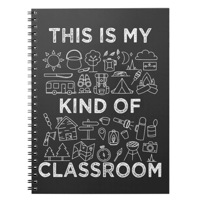 Banhanterare Utomhusscout Leader Classroom för cam Anteckningsbok (Framsidan)