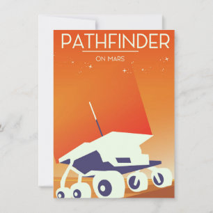 Banhanteraren vid Mars Space Art Inbjudningar