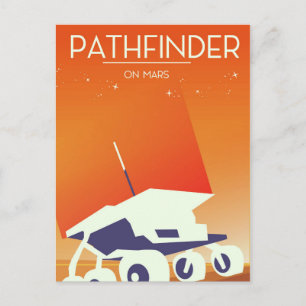 Banhanteraren vid Mars Space Art Vykort