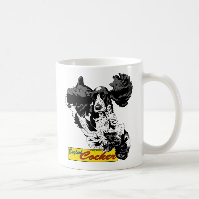 Banhoppning för engelskacockerspanielSpaniel Kaffemugg (Höger)