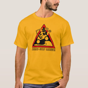 BANHOPPNING FÖR GOLFVAGN T-SHIRT