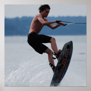 BanhoppningWakeboarderaffisch Poster