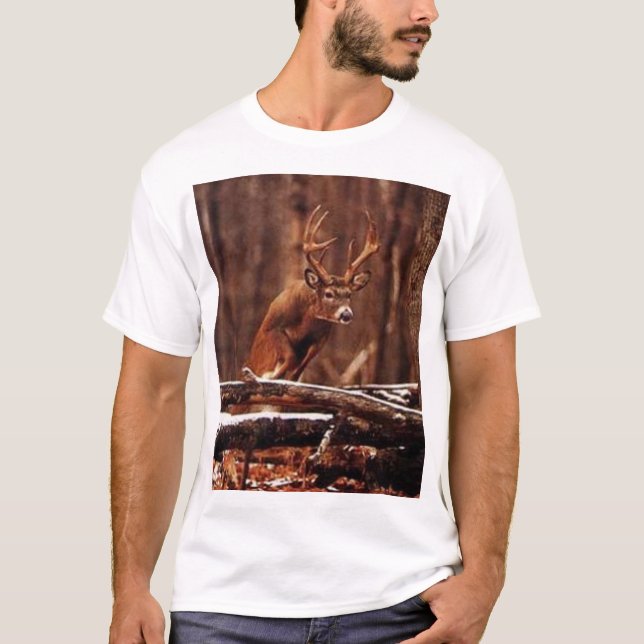 BanhoppningWhitetailbock T-shirt (Framsida)