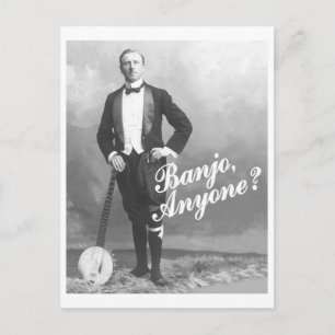 Banjo any Postcard Vykort