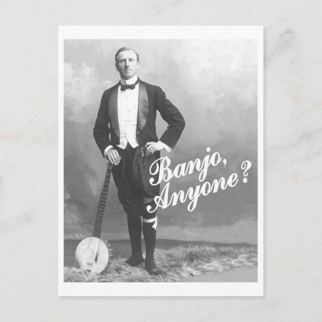 Banjo any Postcard Vykort (Framsida)