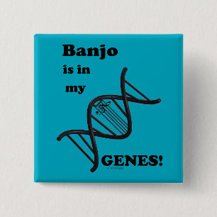 Banjo är i mina gener knapp