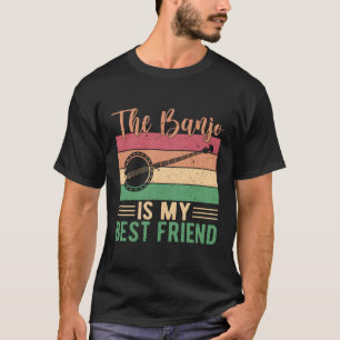 Banjo är min bästa vän Banjo Player T Shirt