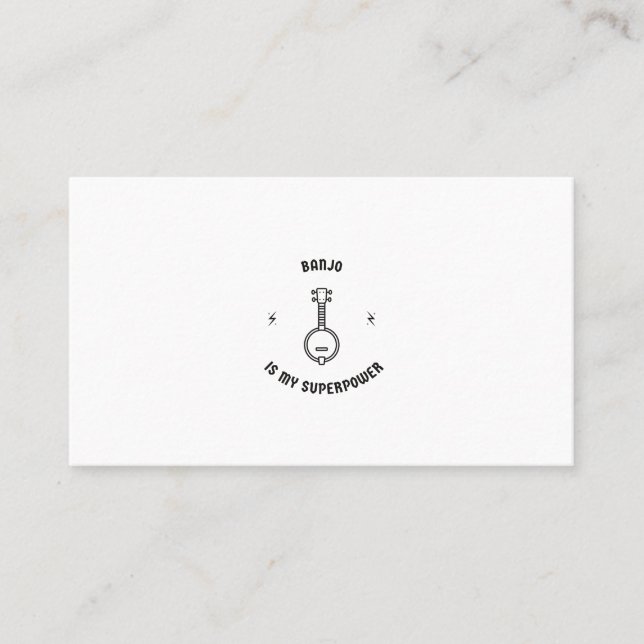 Banjo är min supermakt (Framsida)