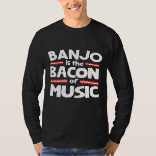Banjo är musikens rygg t shirt