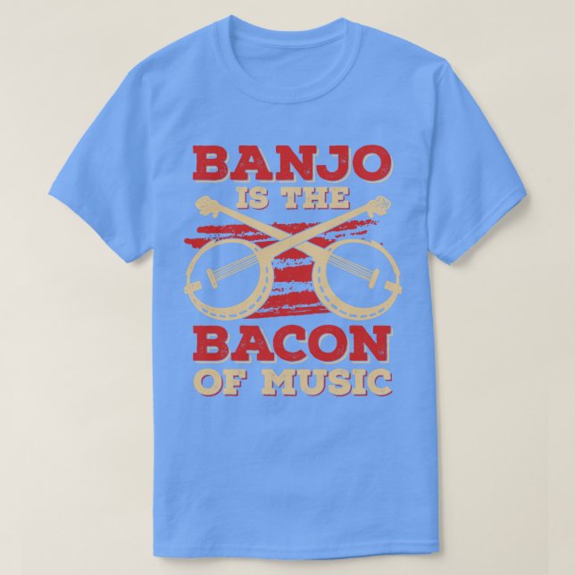 Banjo är musikens rygg t shirt (Design framsida)