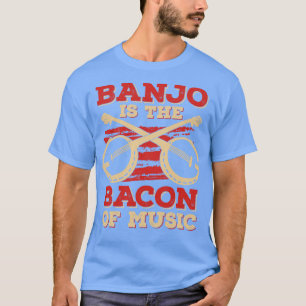 Banjo är musikens rygg t shirt