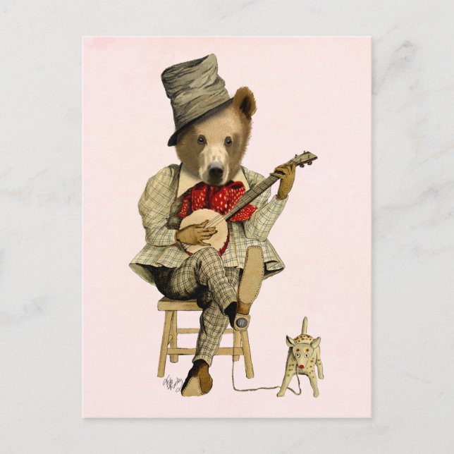 Banjo Bear 3 Vykort (Framsida)