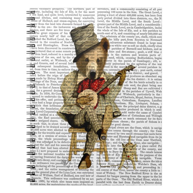 Banjo Bear Anteckningsbok (Framsidan)