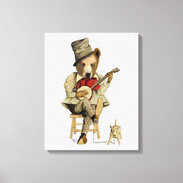 Banjo Bear Canvastryck (Framsida)