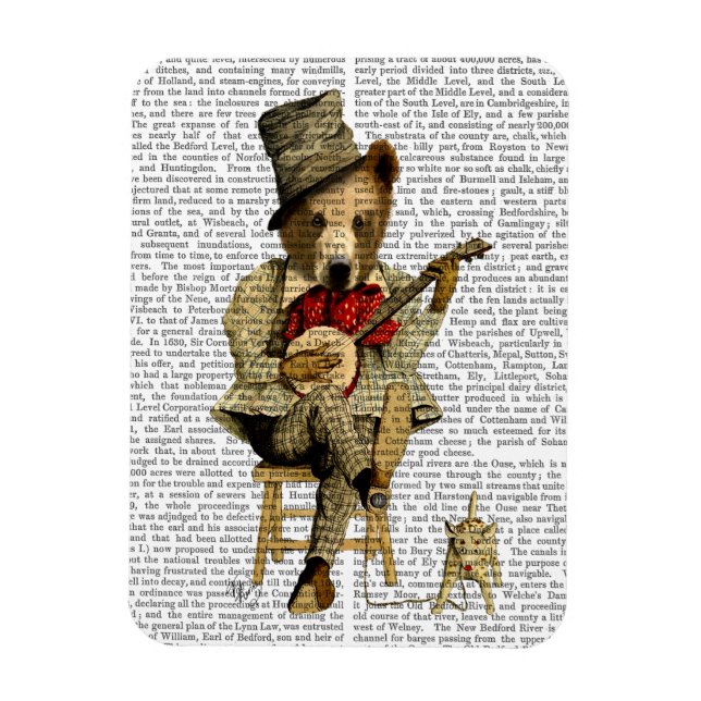 Banjo Bear Magnet (Vertikal)