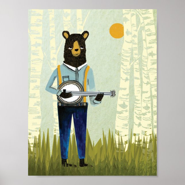 Banjo Bear - Originalversion Poster (Framsidan)