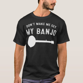 Banjo Bluegrassmusik Vintage För Banjo-spelare T Shirt