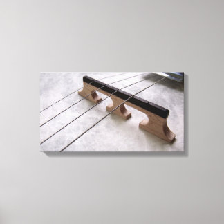 Banjo Closeup Photo Canvastryck