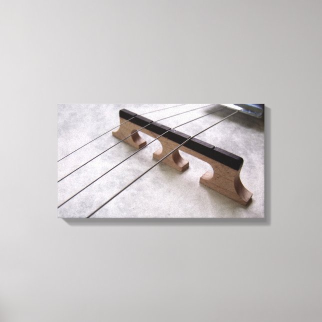 Banjo Closeup Photo Canvastryck (Framsida)