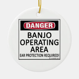 Banjo-driftsområde Julgransprydnad Keramik