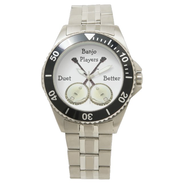 Banjo Duet Stainless Watch Armbandsur (Framsida)