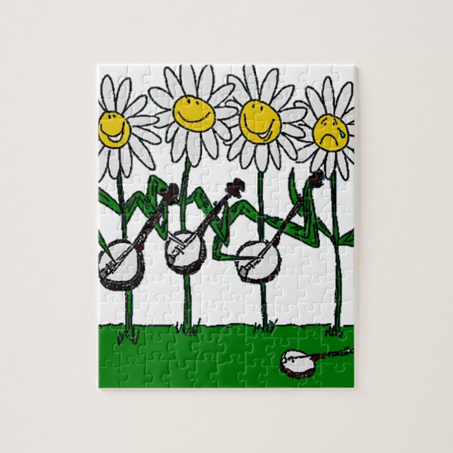 Banjo Flowers Pussel (Vertikal)