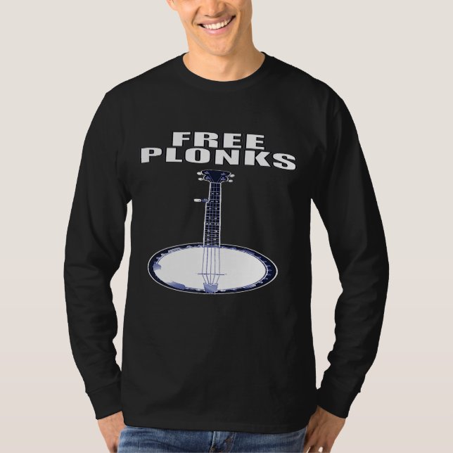 Banjo Free Plonks T Shirt (Framsida)