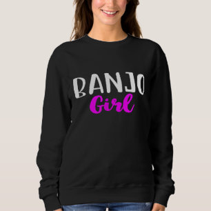Banjo Girl Women Player Cute T Shirt