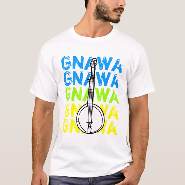 Banjo Gnawa Tee Shirt (Framsida)