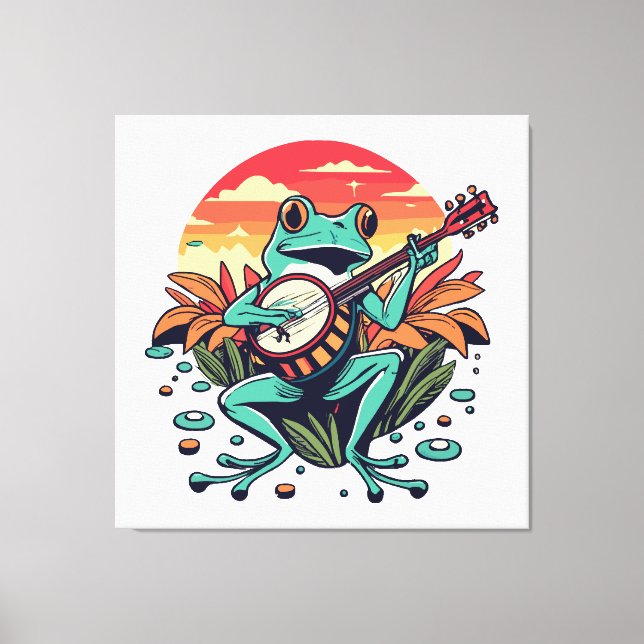 Banjo Groda Canvastryck (Framsida)