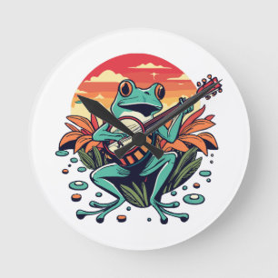 Banjo Groda Rund Klocka