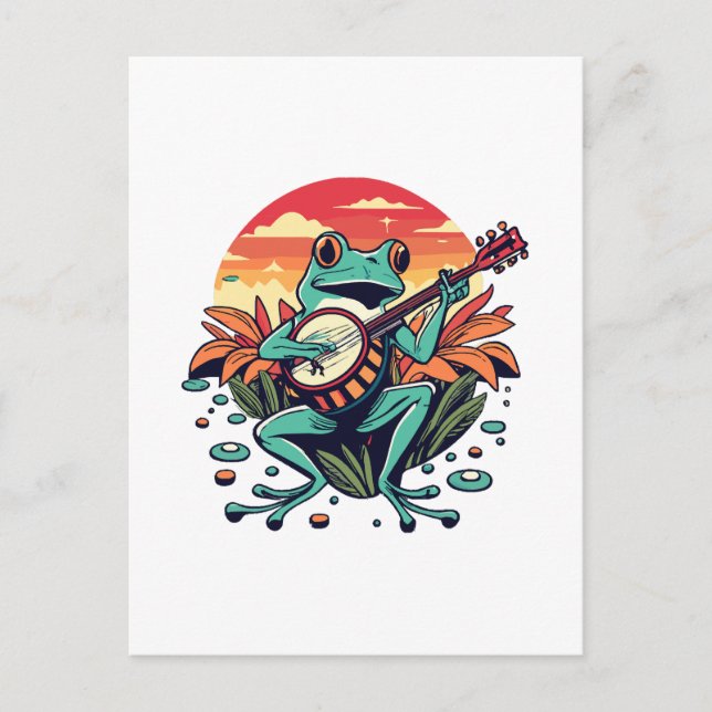Banjo Groda Vykort (Framsida)