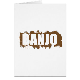 Banjo Hälsningskort