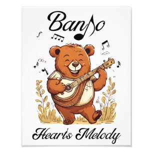 Banjo Heart's Melody Fototryck
