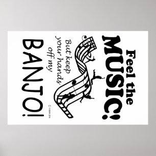 Banjo känner musiken poster