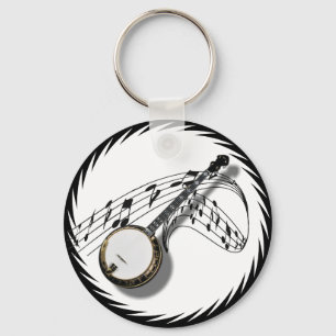 BANJO-KEYCHAIN NYCKELRING