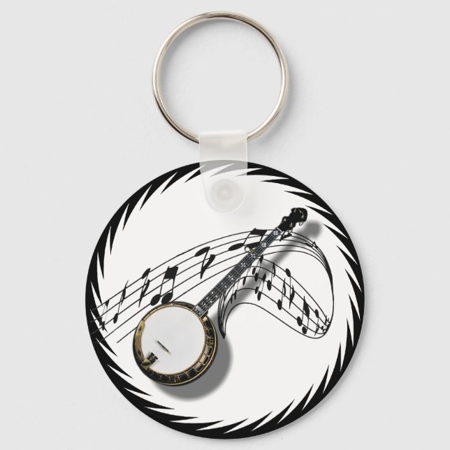 BANJO-KEYCHAIN NYCKELRING (Framsida)