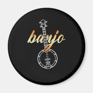 Banjo Land Music Instrument Mandolin Band Gift Magnet