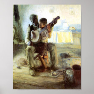 Banjo Lesson av Henry Ossawa Tanner Poster