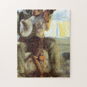 Banjo Lesson av Henry Ossawa Tanner Pussel