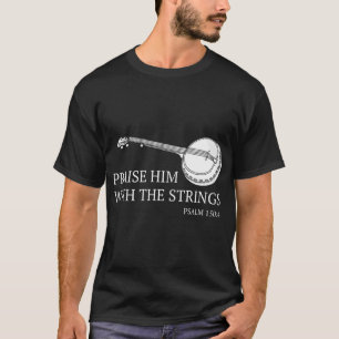 Banjo lovprisar honom med stringängsblågräsväk t shirt