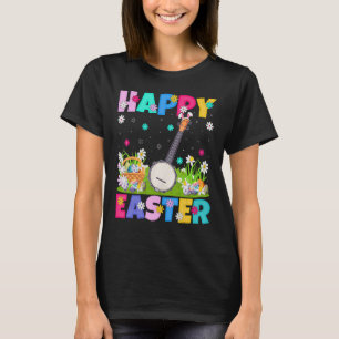 Banjo Music Glad påsk Bunny Banjo Påsk Sund T Shirt