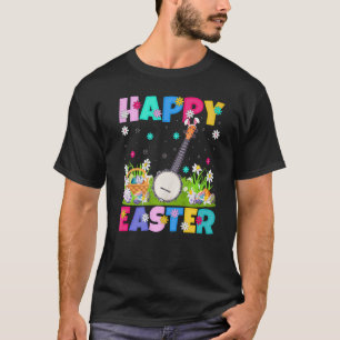 Banjo Music Glad påsk Bunny Banjo Påsk Sunda T Shirt