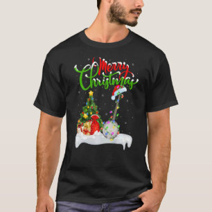 Banjo Music Julafton Dekorations Santa Banjo Chris T Shirt