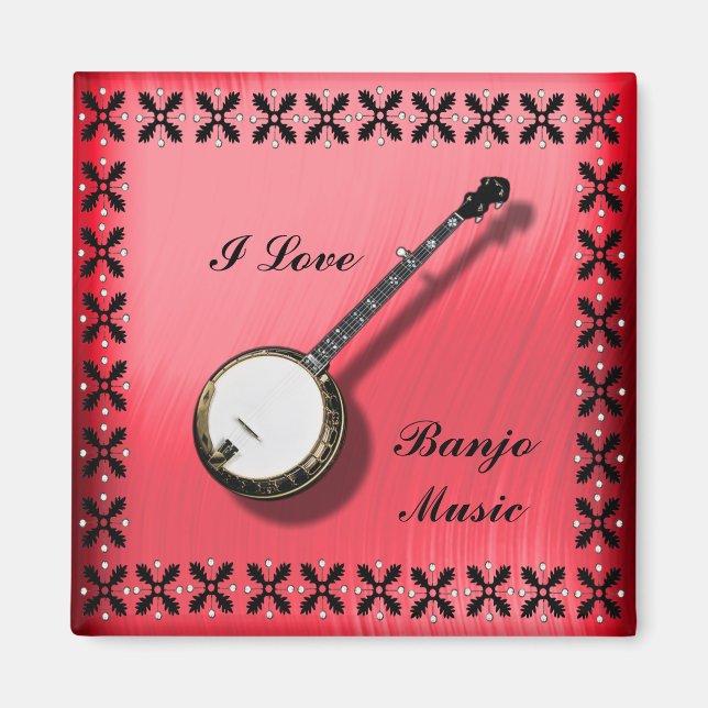 BANJO-MUSIC MAGNET (Framsidan)